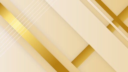 Luxury gold abstract background. Vector illustration for presentation design. Can be used for business, corporate, institution, party, festive, seminar, flyer, texture, wallpaper, and pattern.