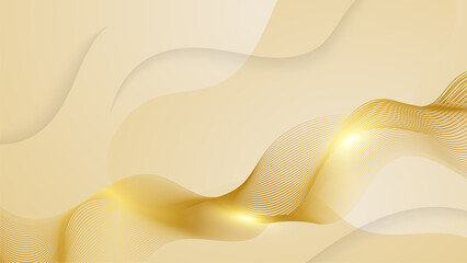 Luxury gold abstract background. Vector illustration for presentation design. Can be used for business, corporate, institution, party, festive, seminar, flyer, texture, wallpaper, and pattern.