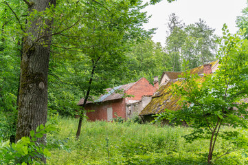 traditional barn in estonia, europe