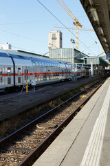 Fototapeta na wymiar Hauptbahnhof in Stuttgart im Jahr 2022