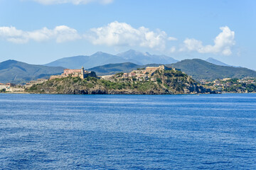 Portoferraio, Festung, Forte Stella, Forte Falcone, Leuchtturm, Altstadt, Hafen, Insel, Elba,...