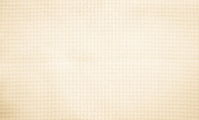 Jute hessian sackcloth burlap canvas fabric woven texture background pattern in light beige cream brown.
