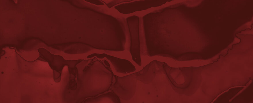 Grunge Blood Background. Red Ink Banner.