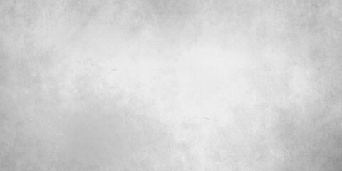 Hand painted white concrete watercolor background. Blotches of gray paint with watercolor paper texture grunge. Abstract cloudy border design. white background with gray vintage marbled texture.