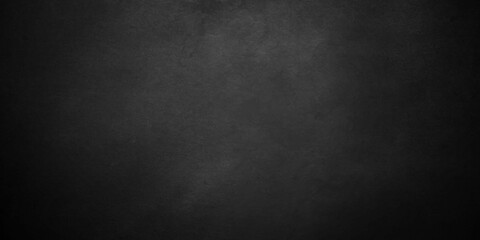 Obraz na płótnie Canvas Dark black grunge textured concrete background. Panorama dark grey black slate background or texture. Vector black concrete texture. Stone wall background. 