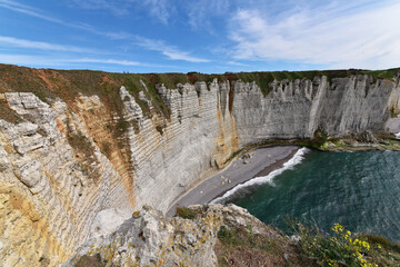 Frankreich - Étretat - Steilküste - Aussichtspunkt am Manneporte