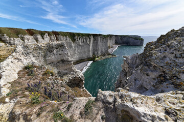 Frankreich - Étretat - Steilküste - Aussichtspunkt am Manneporte