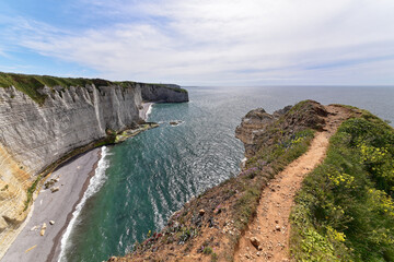 Frankreich - Étretat - Steilküste - Aussichtspunkt am Manneporte