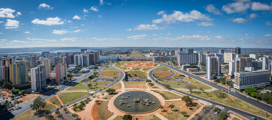 Fototapeta Panorama miasta stolica Brazylia  obraz