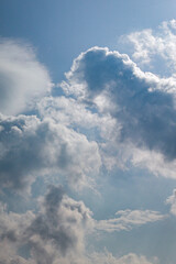 blue sky with clouds