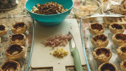 stuffed mushrooms