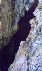 Scenic view of Neptune's cave. Sardinia. Italy
