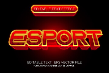 Modern premium esport Text Effect