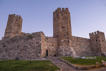 Fototapeta na wymiar Çandarlı Fortress in Izmir Province of Western Turkey