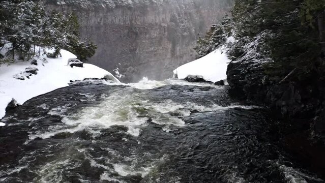Helmcken Falls, BC Drone Shot