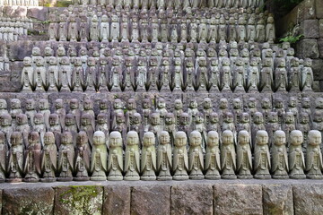 鎌倉の寺院の名所のお地蔵さん