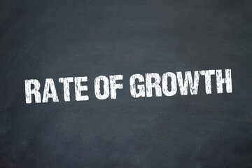 Fototapeta premium Rate of growth