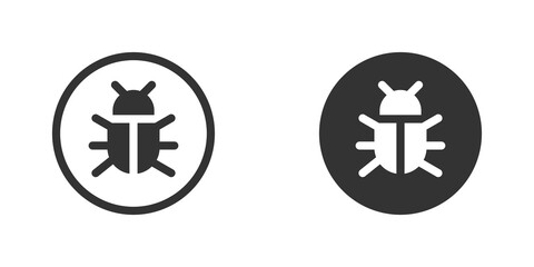 Obraz premium Beetle icon. Bug sign. Vector illustration.