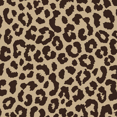 Leopard, cheetah and jaguar print seamless pattern.  Animal skin print seamless pattern design.