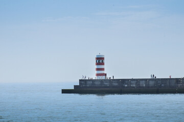 Fototapeta premium lighthouse on the pier