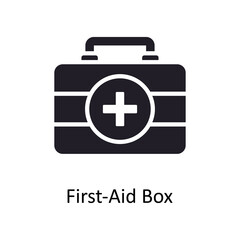 First-Aid vector Solid Icon Design illustration. Medical Symbol on White background EPS 10 File