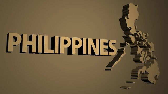 フィリピンの3D地図