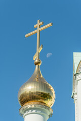Detail of dome of church of All Saints in Strasbourg.