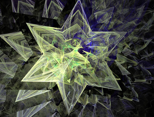 Imaginatory fractal abstract background Image