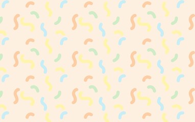 seamless cute colorful pattern background