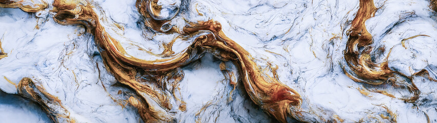 Mixing acrylic paint, liquid paint abstract background. Beautiful marble background. texture marble. Liquid stains of paint. modern fluid background. fluid art. 3D illustration.