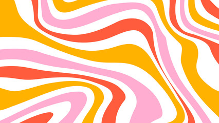 acid wave rainbow line backgrounds in 1970s 1960s hippie style. y2k wallpaper patterns retro vintage 70s 60s groove. psychedelic poster background collection. vector design illustration