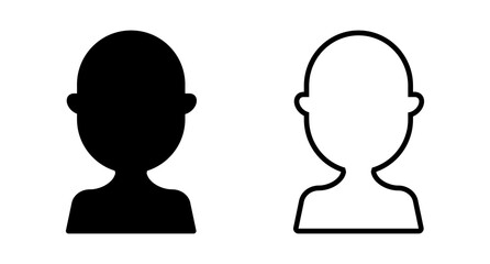 People icon set. User and account icon. Vector.