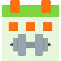 Gym Calendar Icon