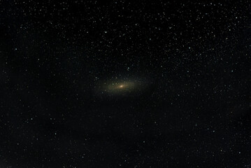 Andromeda galaxy photo from a dslr