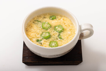 オクラのたまごスープ