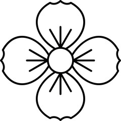 Flower Vector Icon