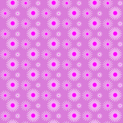 Abstract circle zigzag pattern Vector art. White Pink Seamless pattern. Color Abstract Modern stylish texture. Geometric shapes. Illustration. Pink Background. Simple Cute design. Girlish pattern.