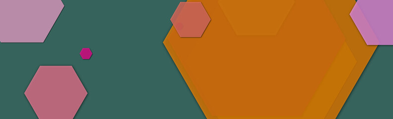 Hexagonal wallpaper illustration of a background with colorful geometric