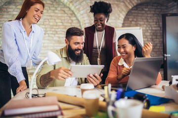 Business project team working together at meeting room at office.
