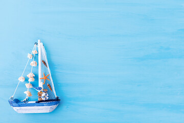 Newborn digital nautical background. Photo props © Francesco