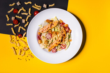 Pasta with chicken
