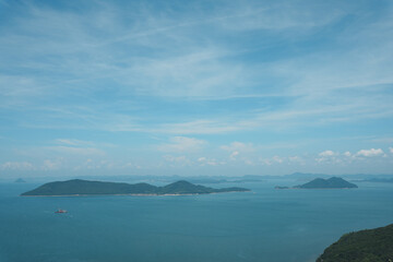 Fototapeta premium 屋島から見渡す多島美
