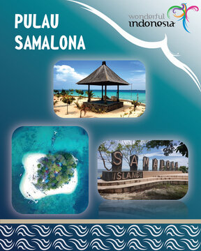 Samalona Island : view from the beach
