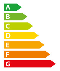 Diagnostic performance énergétique. Icône dépense énergétique habitation immobilier. Illustration vectorielle VII.