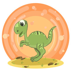 Obraz premium cute dinosaur