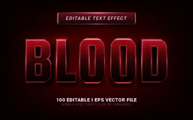 blood text effect