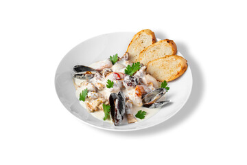 Seafod with vegetables