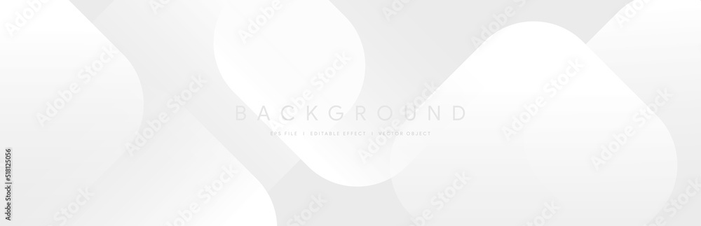 Poster technology concept background with silver square shape dynamic abstract light white horizontal sport