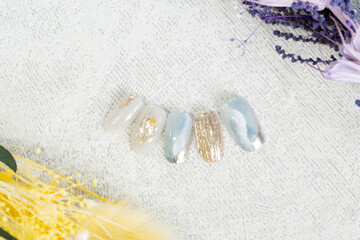 ネイルデザイン ネイルチップ ジェルネイル / nail tip sample	