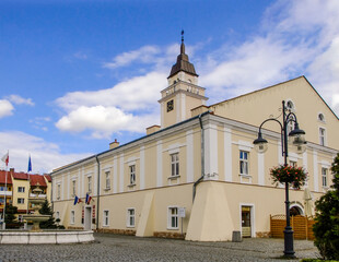 City Hall in Sieniawa (Podkarpackie Province).